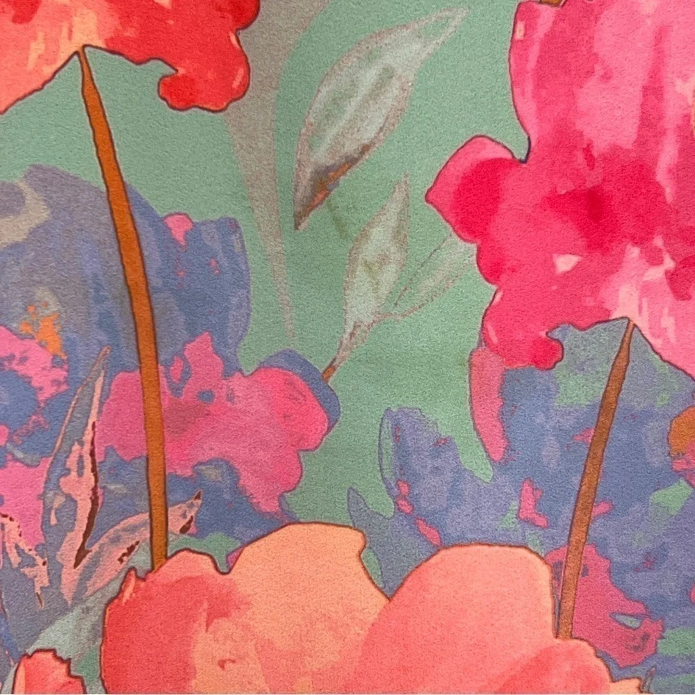 Anthropologie Everly sleeveless floral dress, fully lined. Sz S. Preowned. - Picture 4 of 9